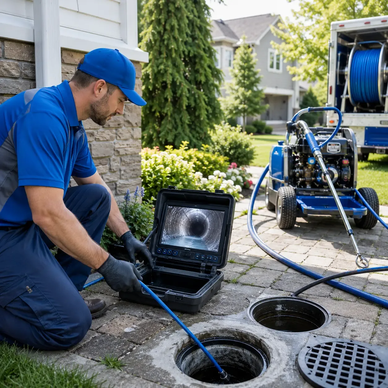 Outdoor drain cleaning professionals serving Fairport, NY